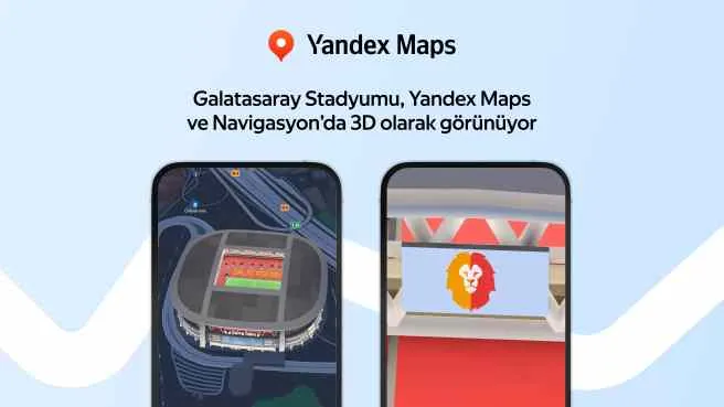 Galatasaray Stadyumu, Yandex Maps’te 3D olarak yer aldı